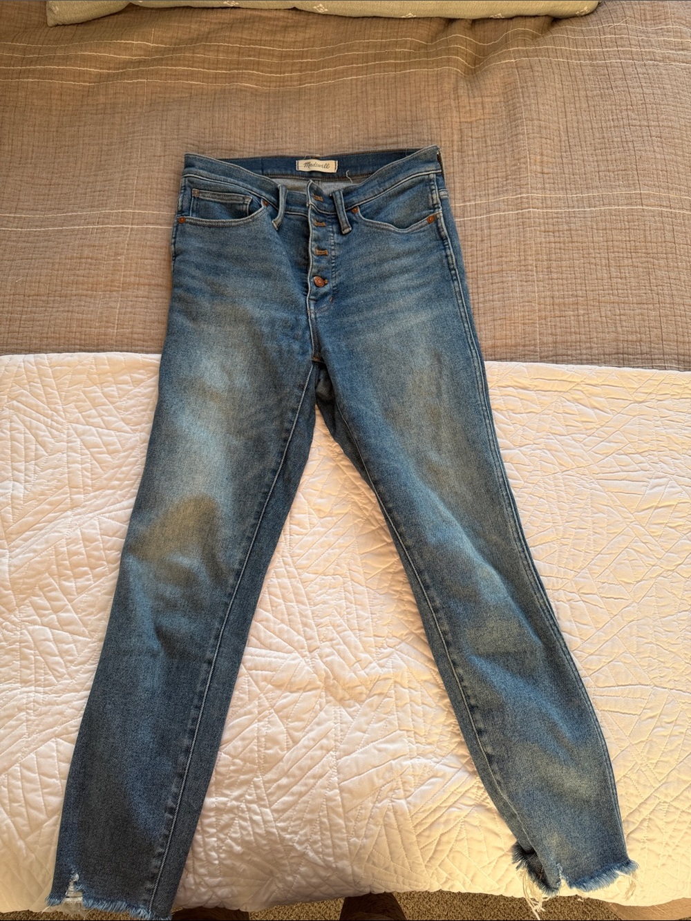 MADEWELL Classic High-Rise Women's Blue Jeans
